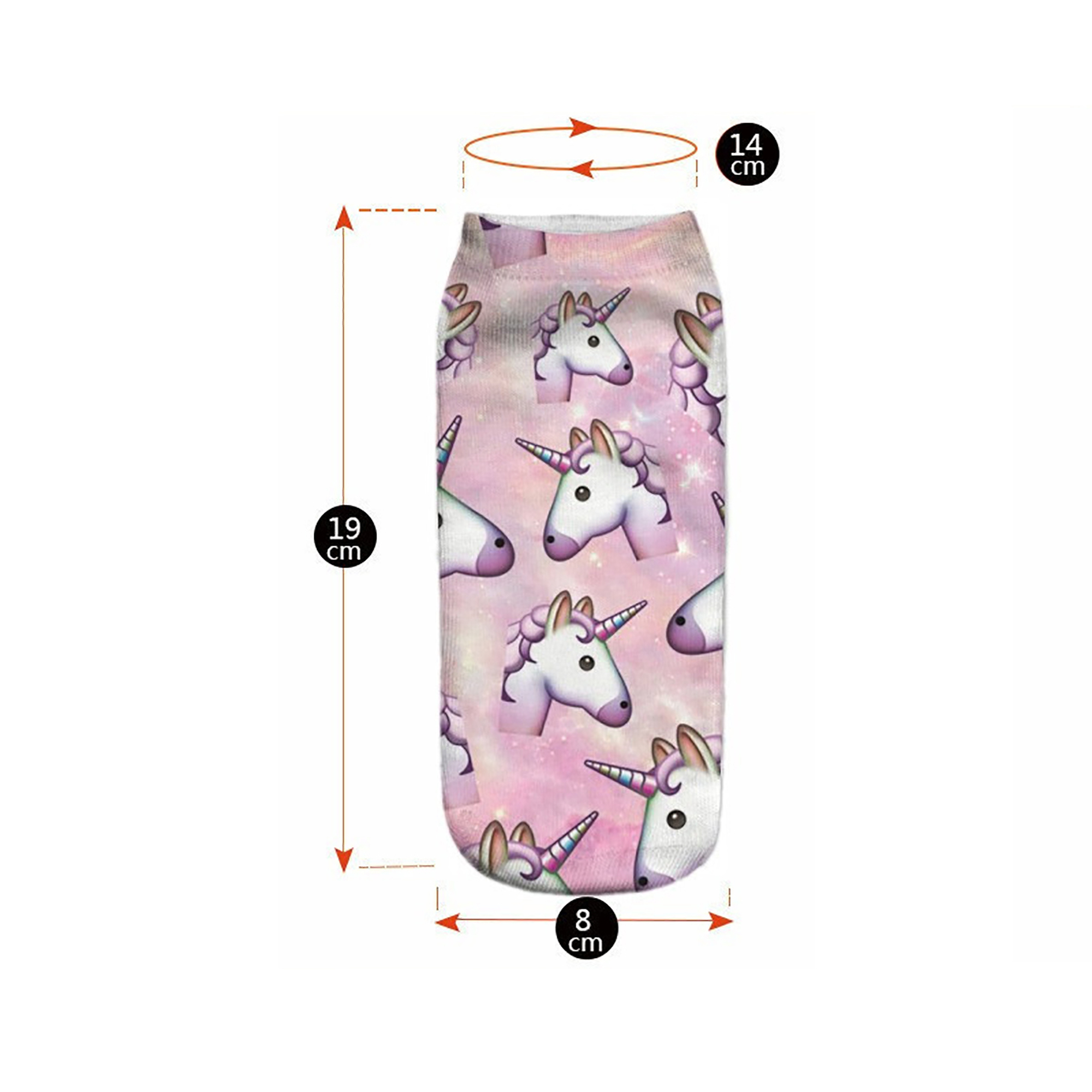 Sublimation Adult Ankle Socks view 2