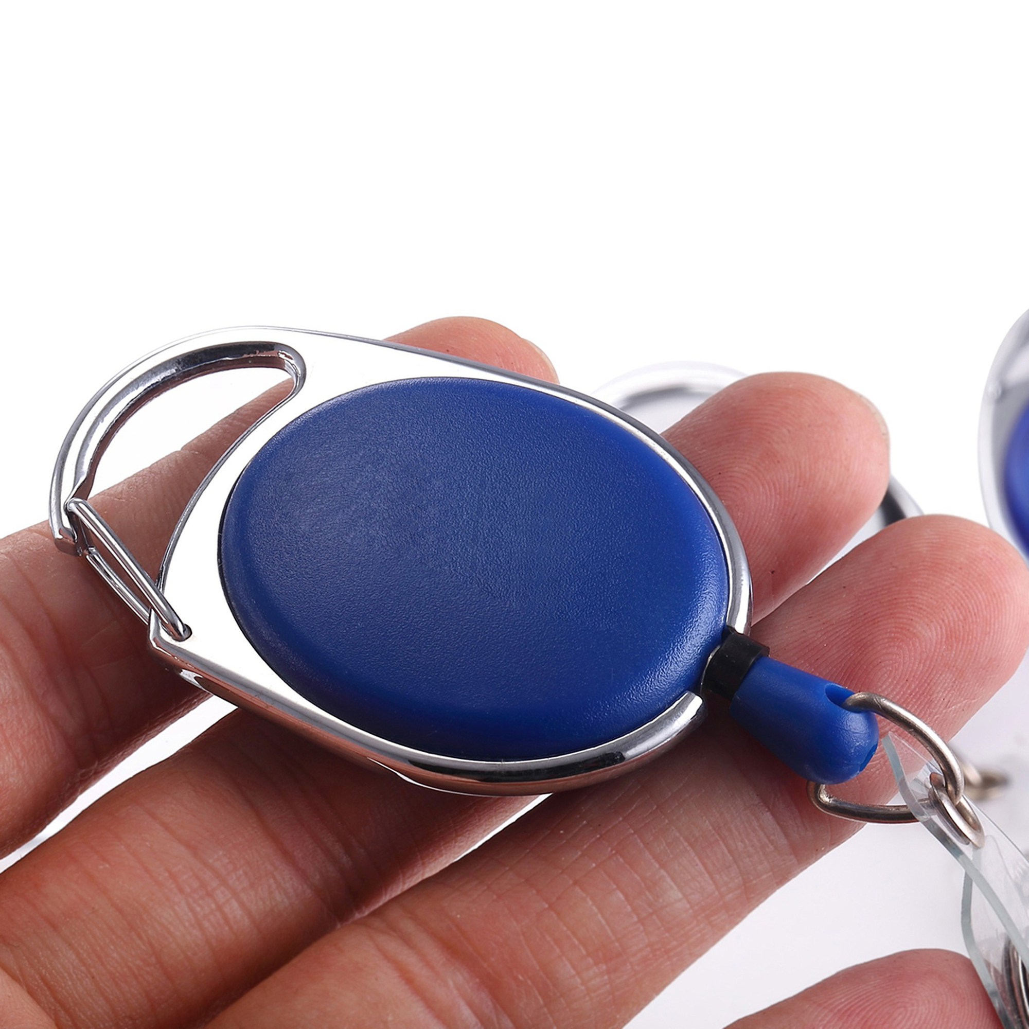Retractable Reels Keychain w/ Badge Holder view 4