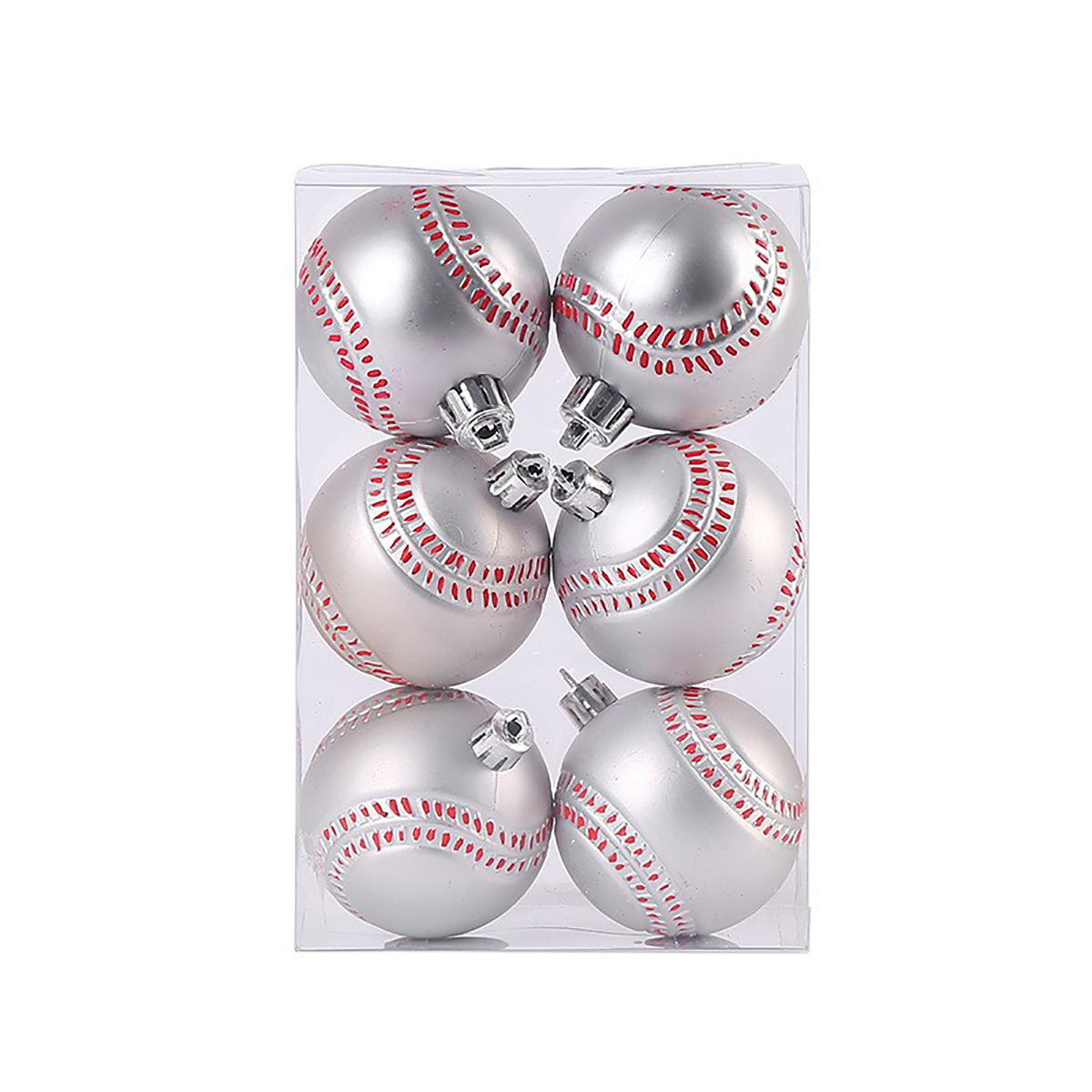 Sports Ball Shaped Party Ornaments 6pcs Packing view 2