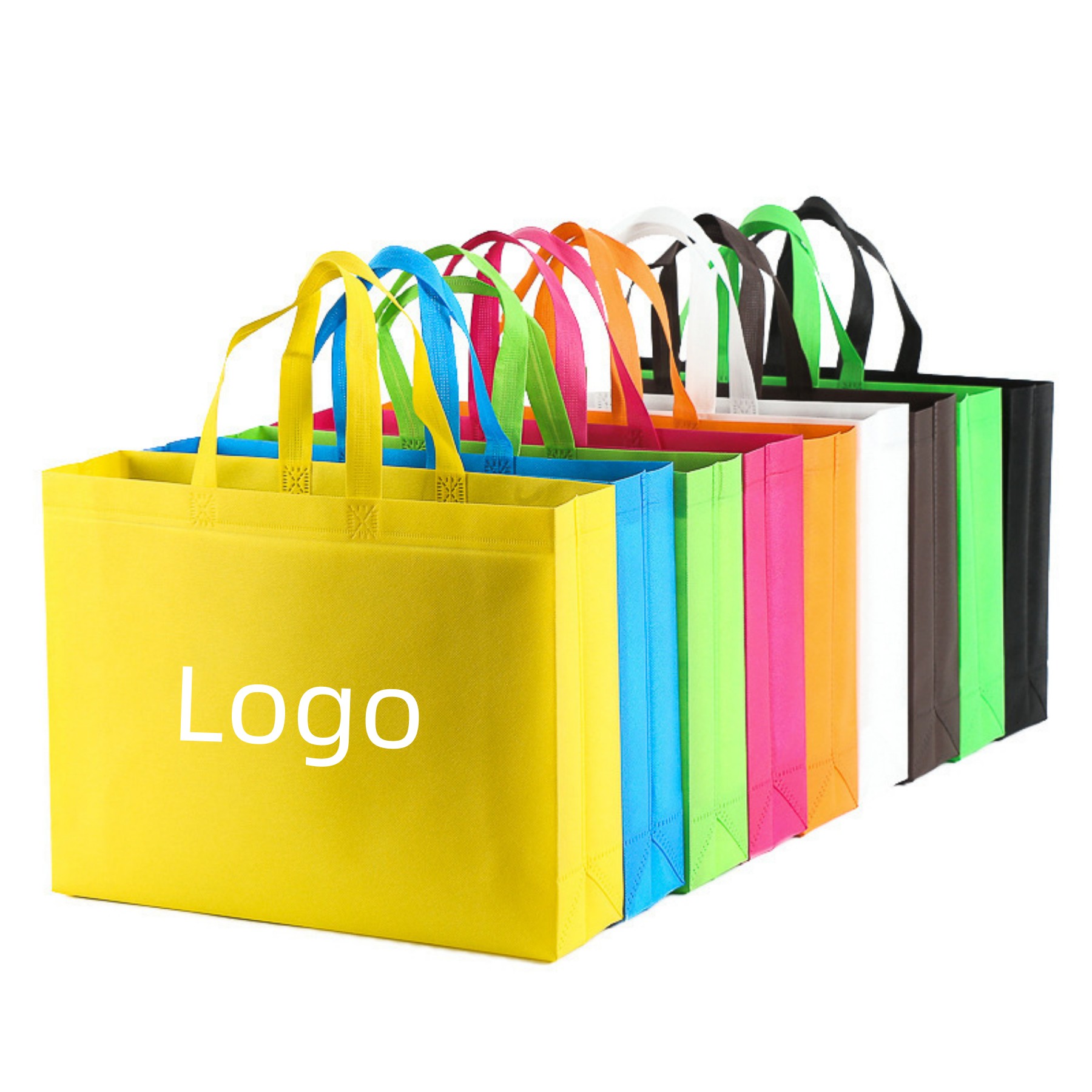 Economy Non-Woven Shopping Tote Bag 15 3/4"*11 4/5"*3 15/16"