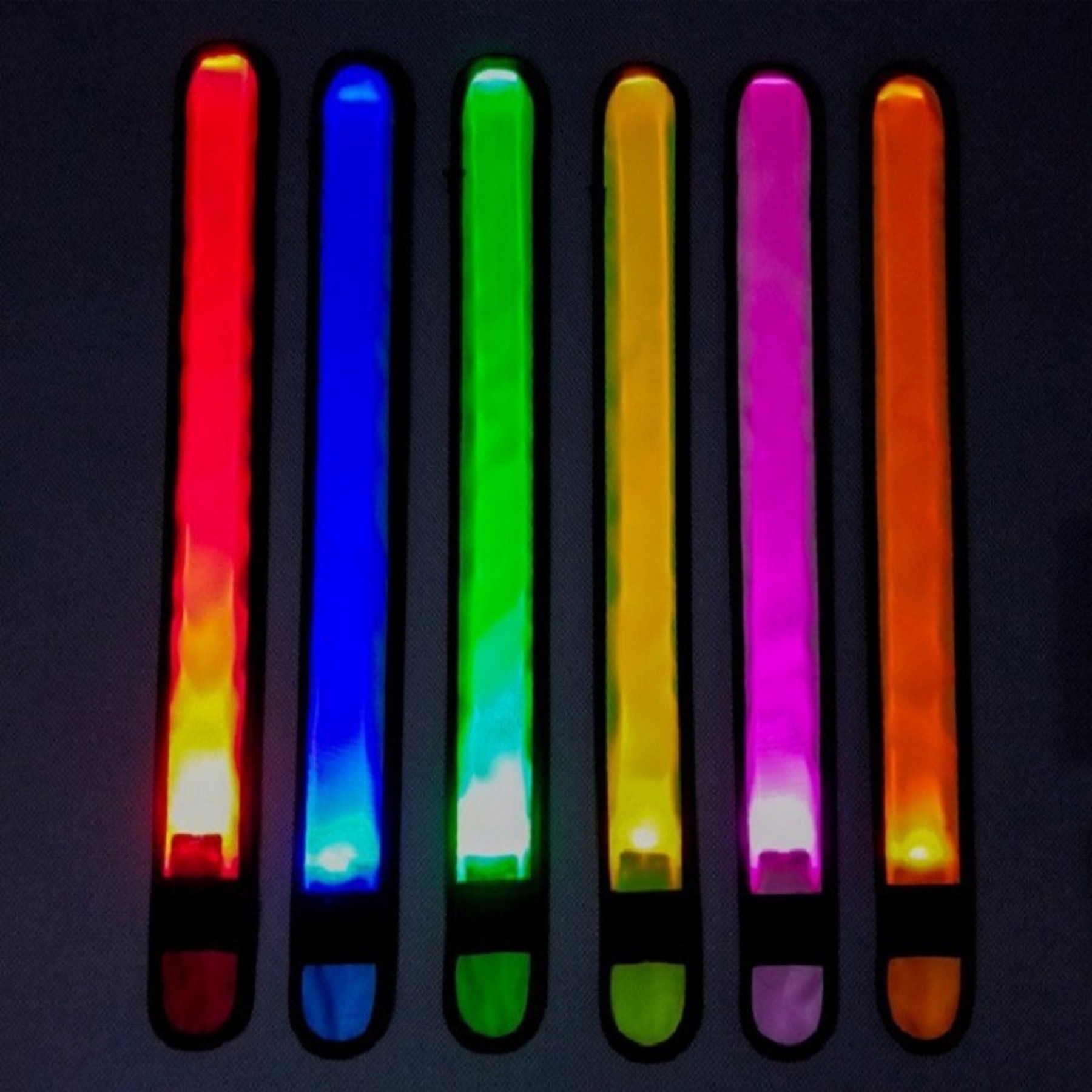 Led Sport Safety Armband Led Slap Bracelet For Running view 3